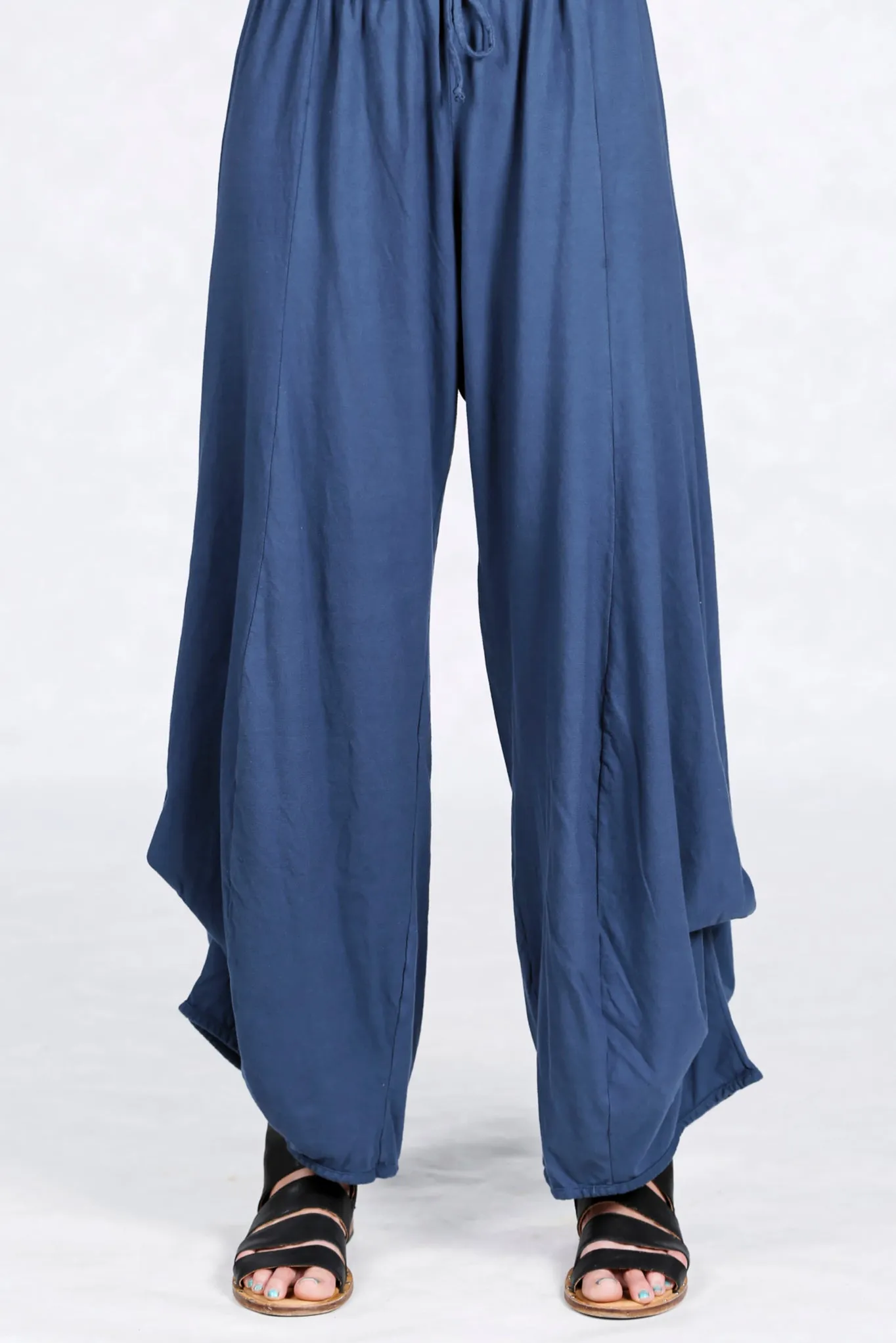 3142 Organic Cotton Lounge Pant Indigo UnPrinted