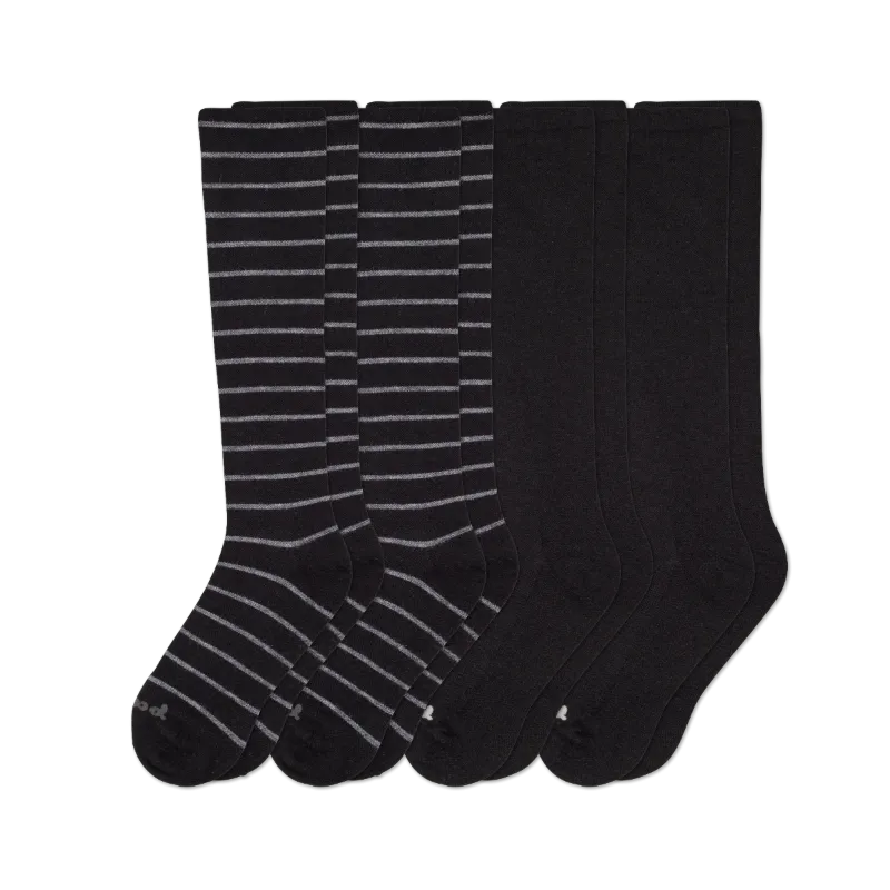 4 Pack - Men's Compression Socks