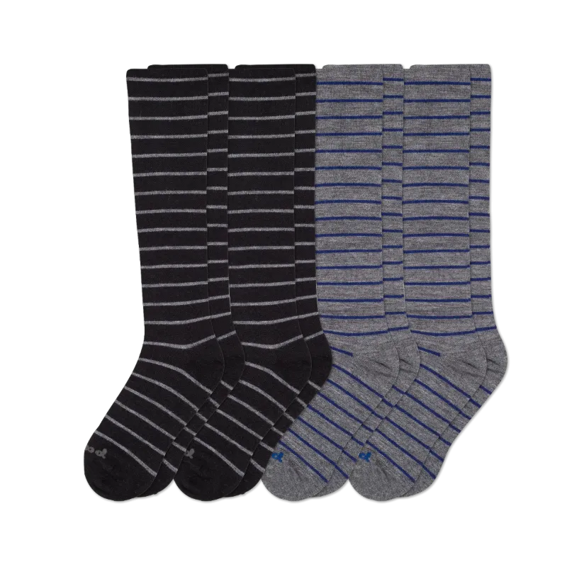 4 Pack - Men's Compression Socks