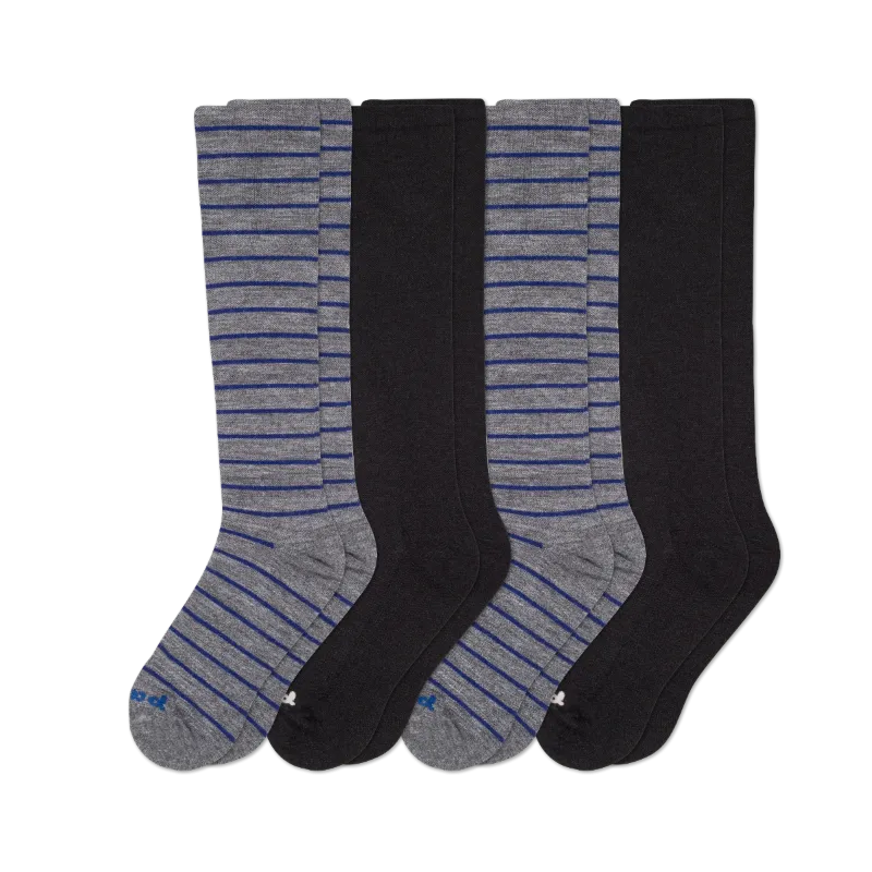 4 Pack - Men's Compression Socks