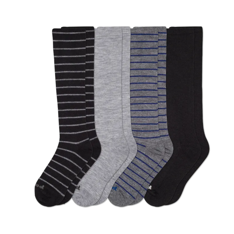 4 Pack - Men's Compression Socks