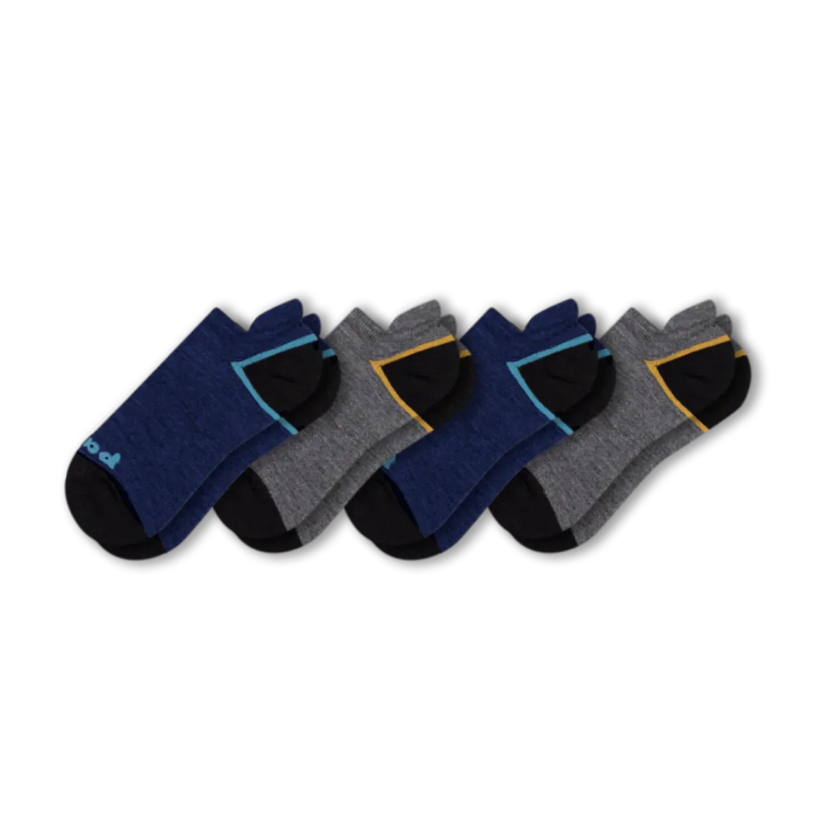 4 Pack - Men's Low Cut Pacas Socks