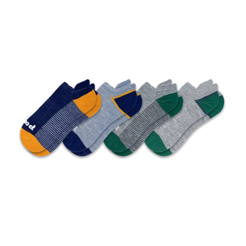 4 Pack - Men's Low Cut Pacas Socks