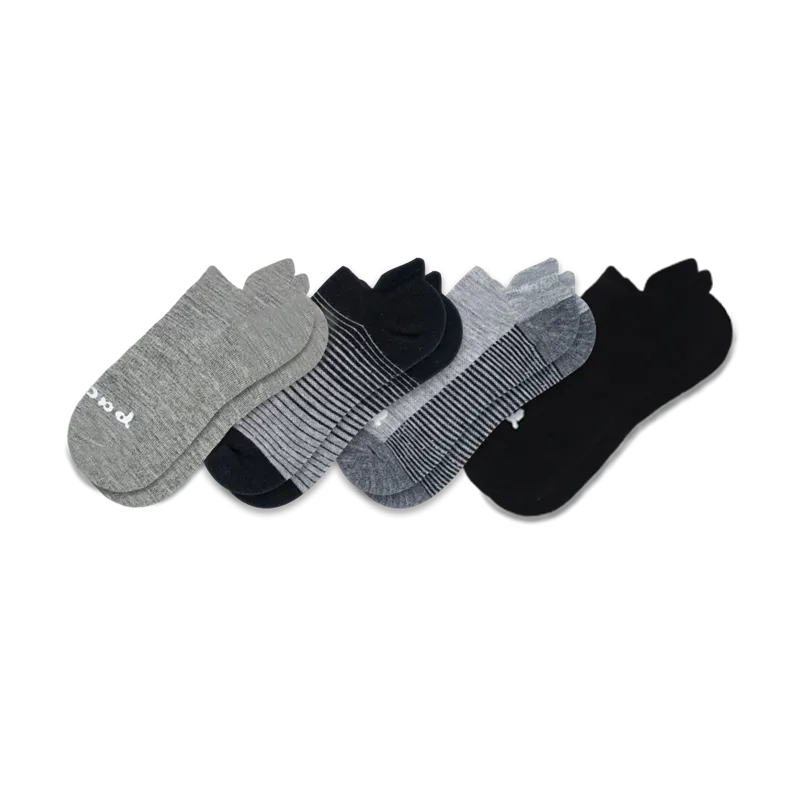 4 Pack - Men's Low Cut Pacas Socks