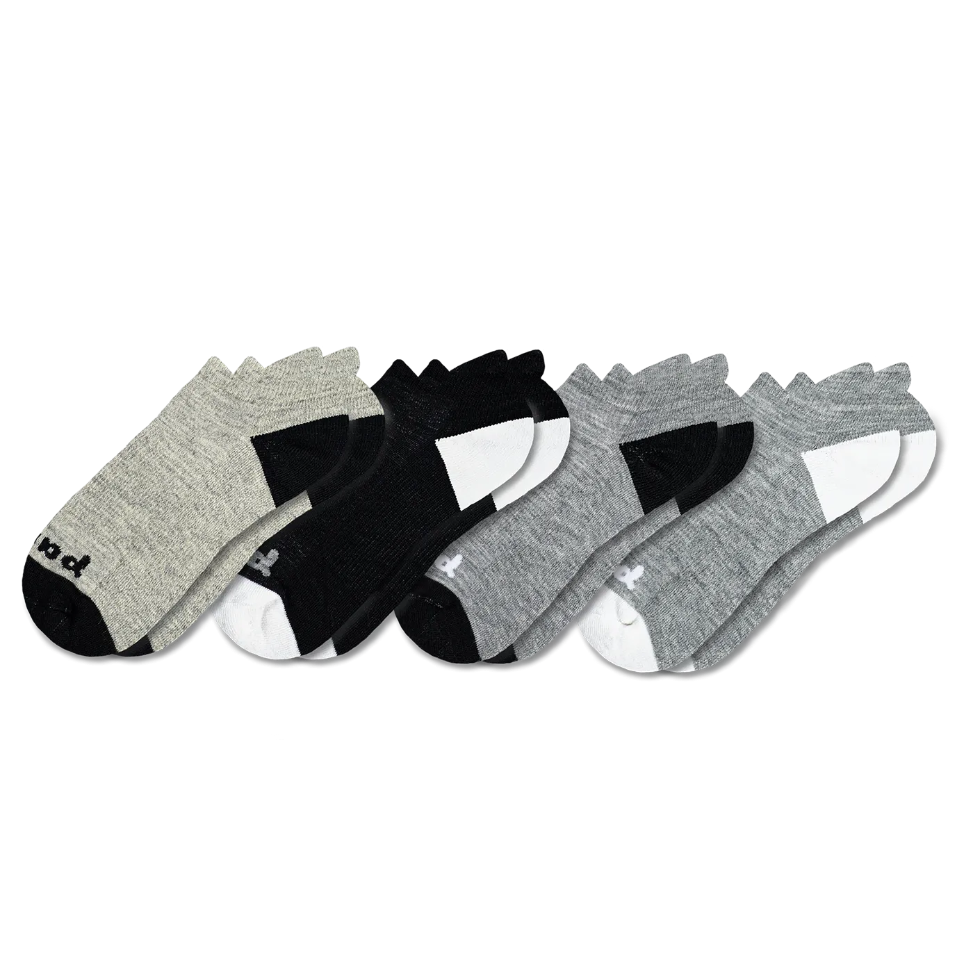 4 Pack - Men's Low Cut Pacas Socks