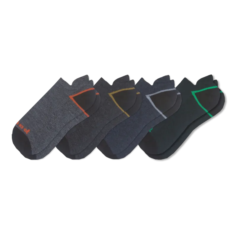 4 Pack - Men's Low Cut Pacas Socks