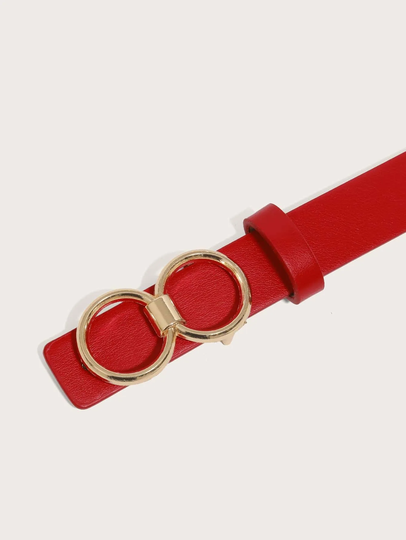 4pcs Round Buckle Belt