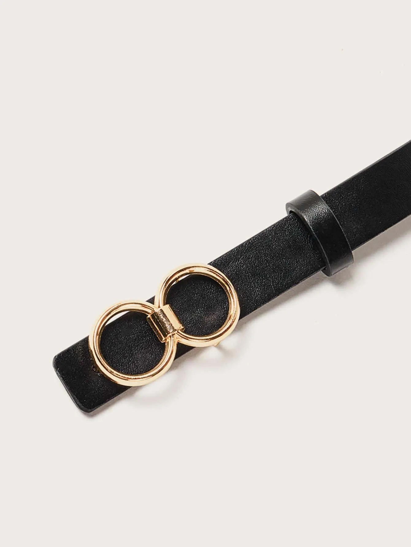 4pcs Round Buckle Belt