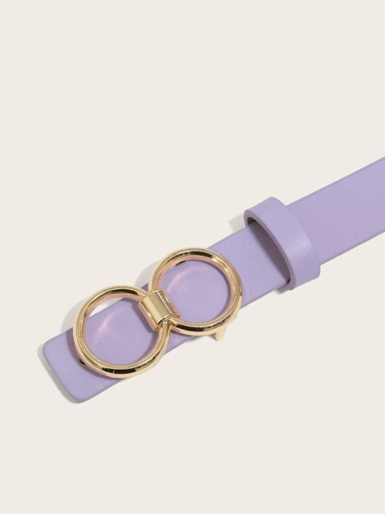 4pcs Round Buckle Belt