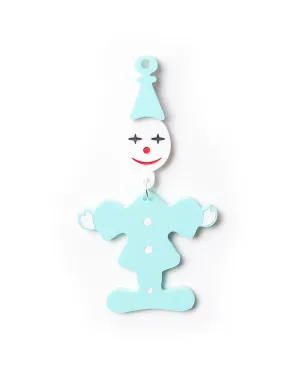 80's Retro Clown Brooch - Mint