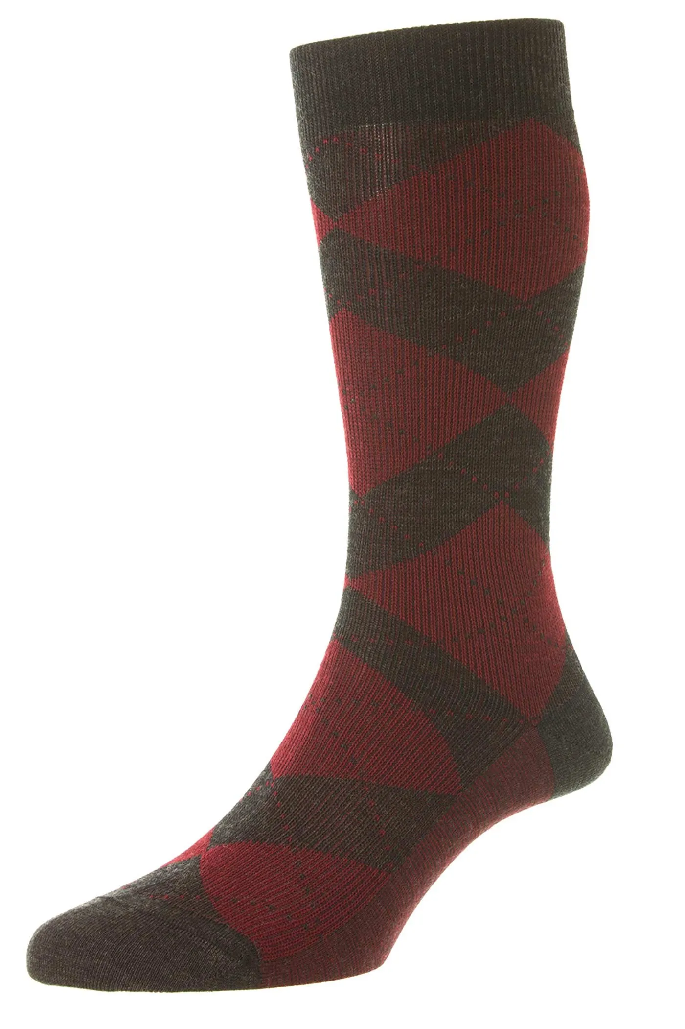 Abdale Argyle Diamond Rib Socks