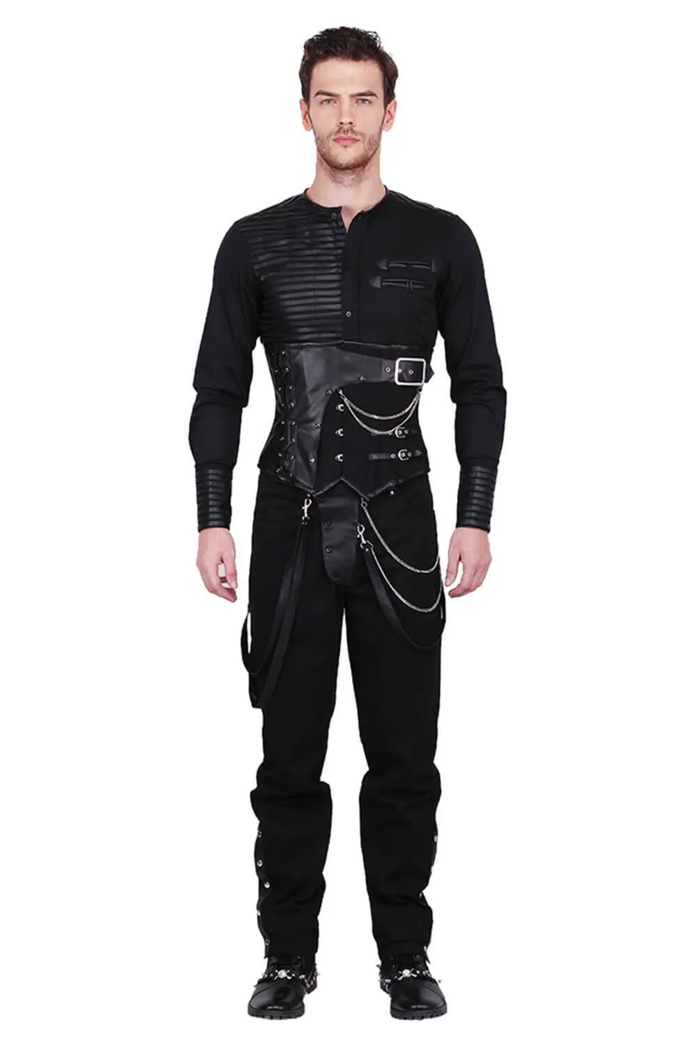 Acanthus Custom Made Gothic Cotton Men's Corset