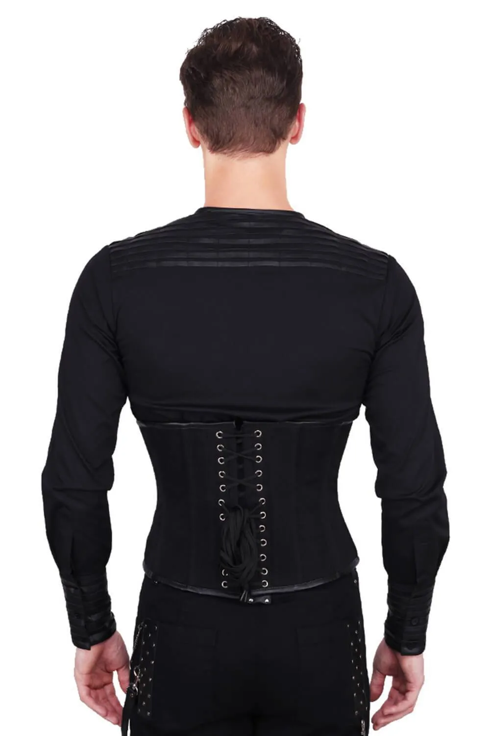 Acanthus Custom Made Gothic Cotton Men's Corset