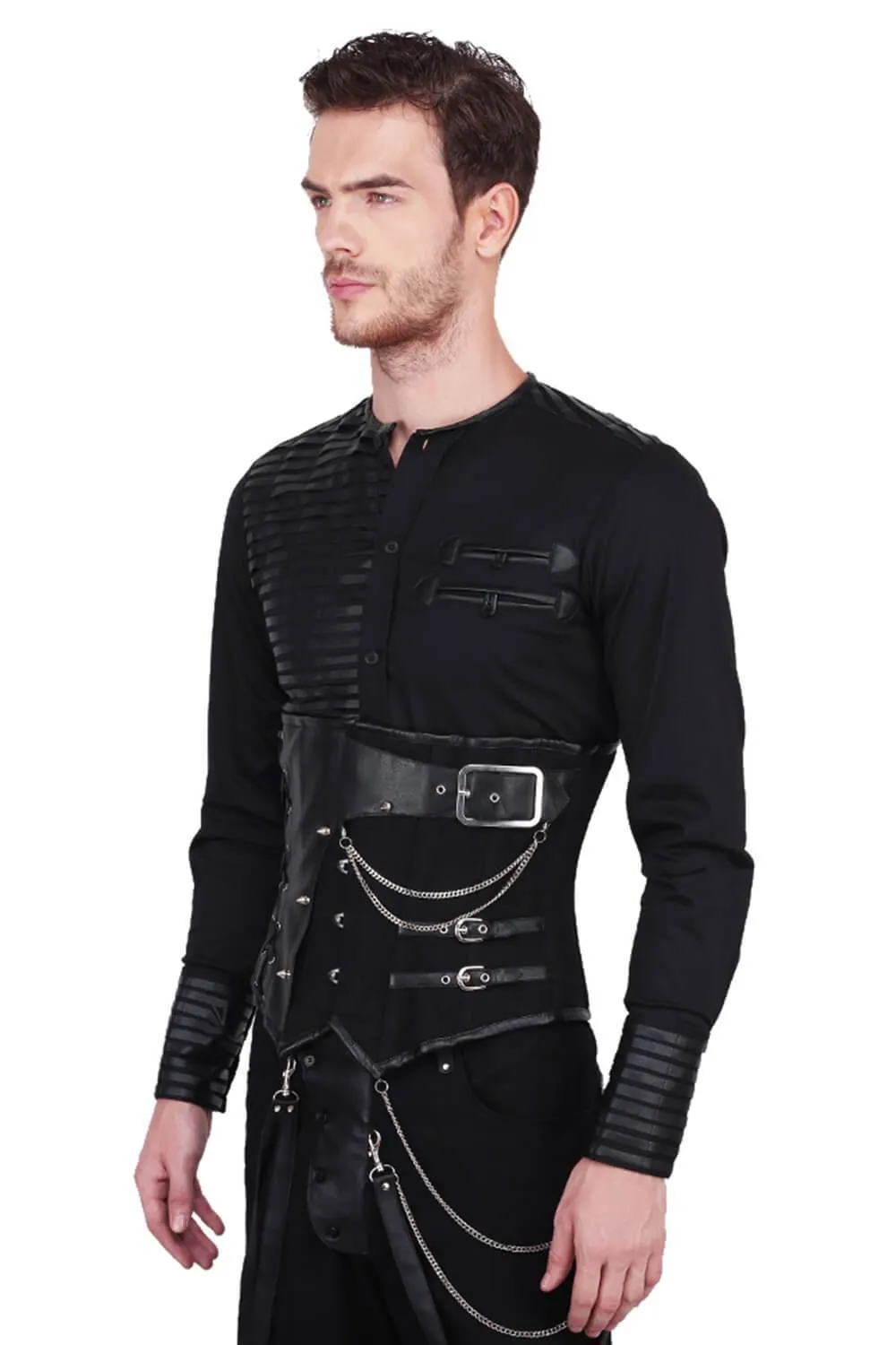 Acanthus Custom Made Gothic Cotton Men's Corset