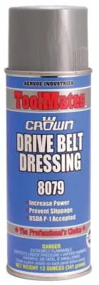 Aervoe Industries Drive Belt Dressings, 16 oz Aerosol Can, 8079