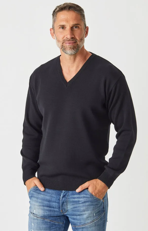 Aklanda Men's Merino V Neck Sweater - 5 Colours
