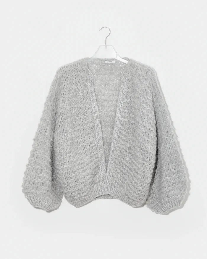 Alpaca puffy bomber - grey