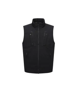 ANEW Golf Men Diagonal Incision Point Down Vest - Black