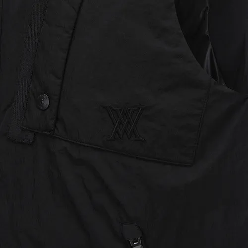 ANEW Golf Men Diagonal Incision Point Down Vest - Black