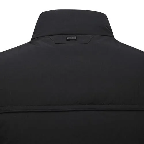 ANEW Golf Men Diagonal Incision Point Down Vest - Black