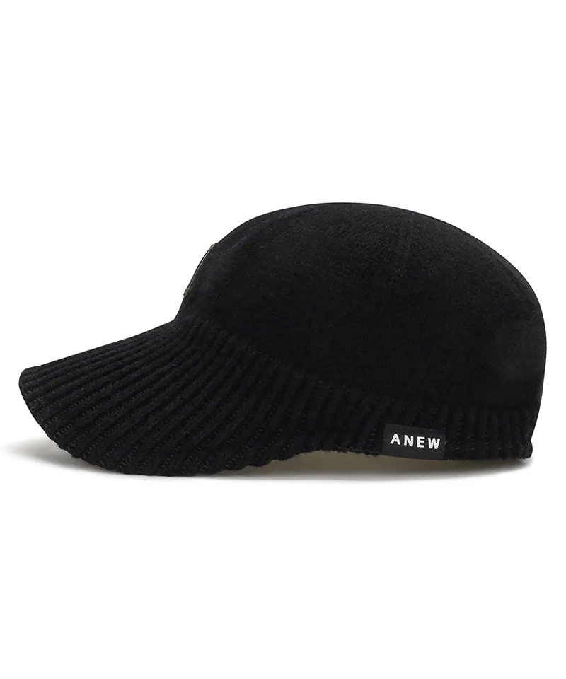 ANEW Golf Men Overall Knit Ball Cap - Black