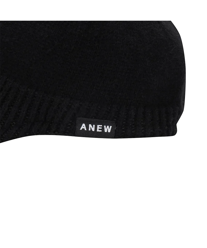 ANEW Golf Men Overall Knit Ball Cap - Black