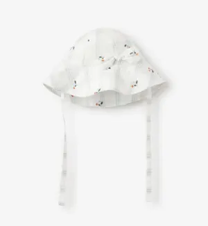 Aqua Swiss Dot Sunhat