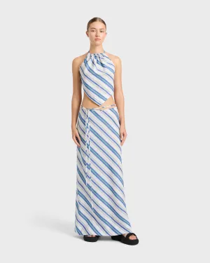 Arezzo Bias Skirt - Lapis