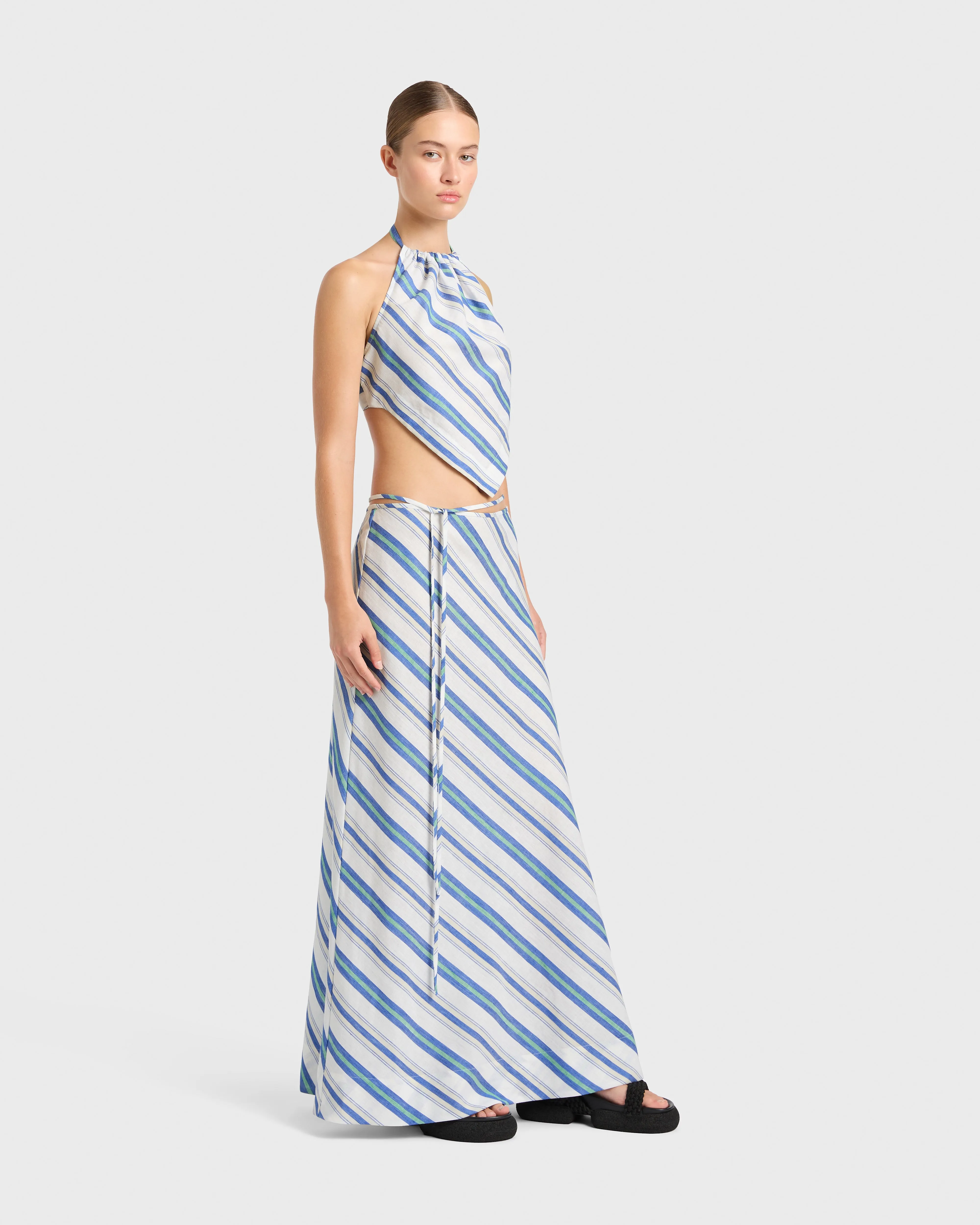 Arezzo Scarf Top - Lapis