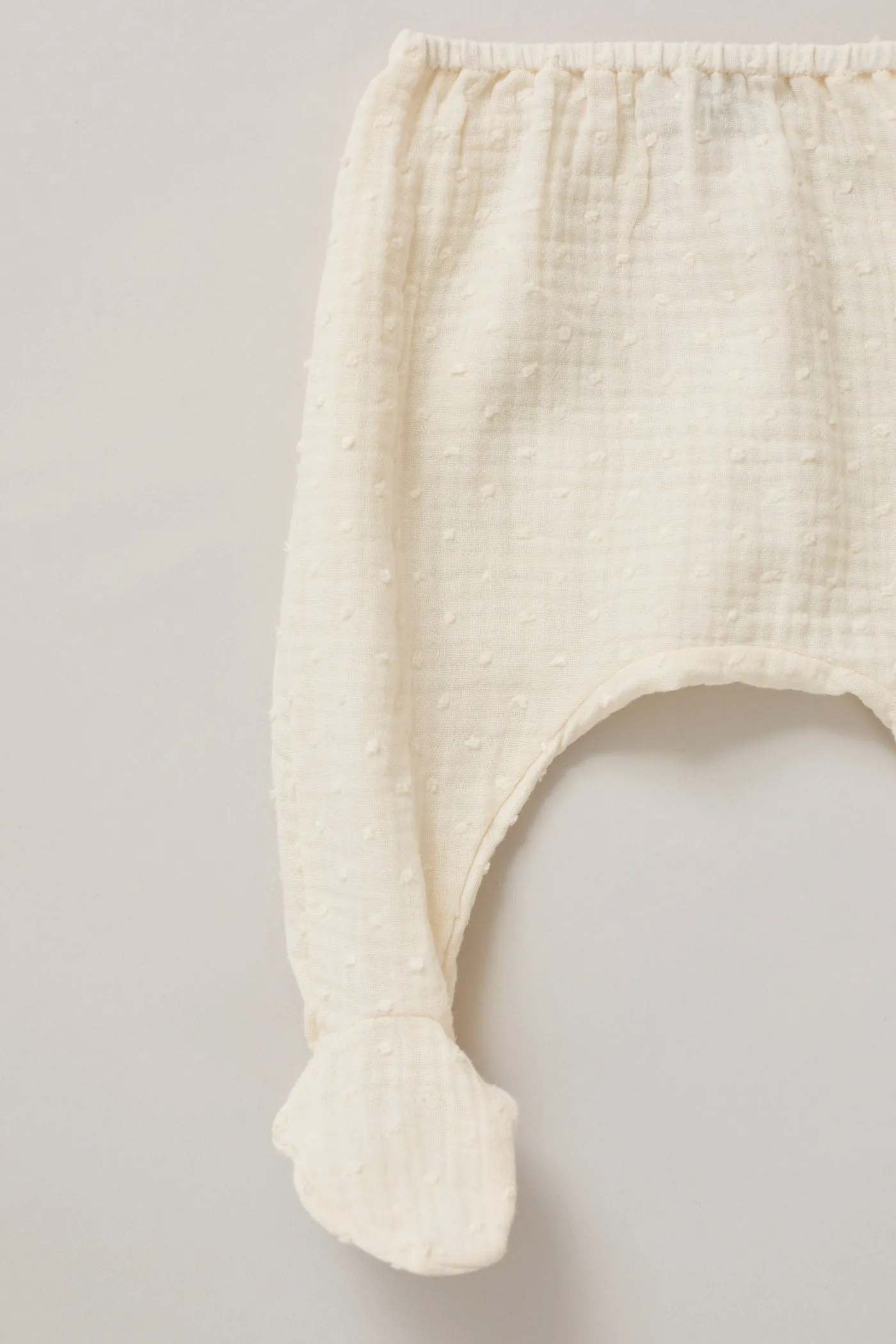 Baby Kimono Set in Cream Bubble