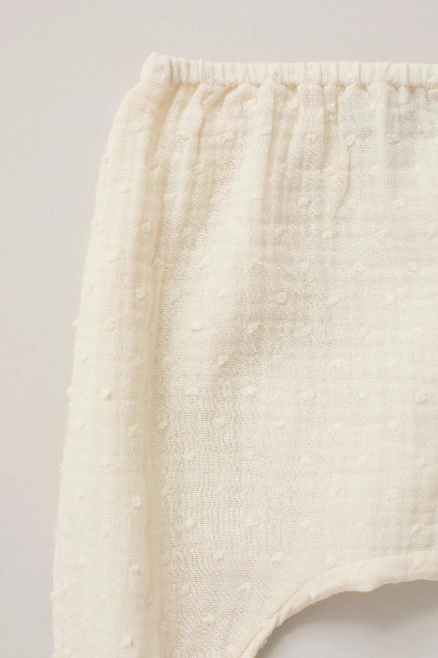 Baby Kimono Set in Cream Bubble