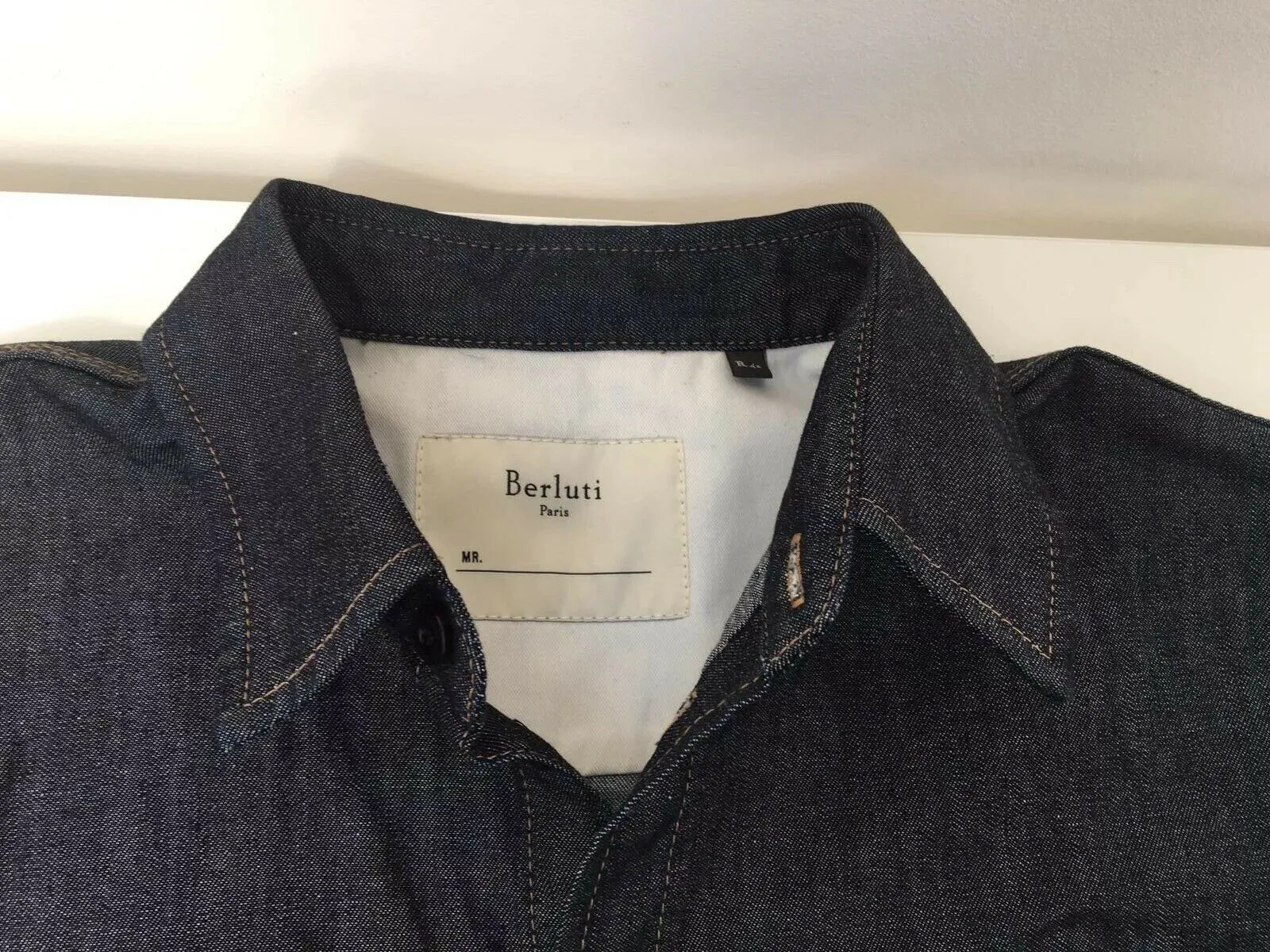 Bi-Material Denim Shirt