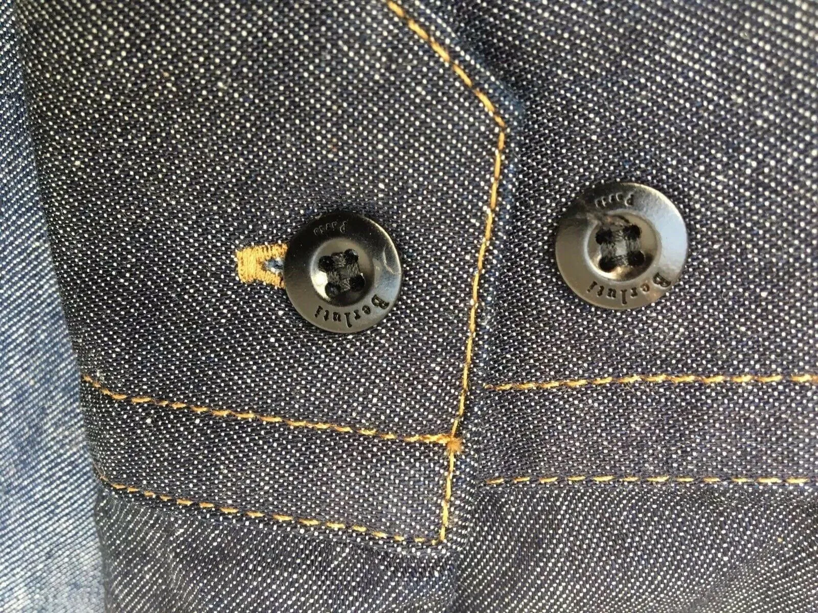 Bi-Material Denim Shirt