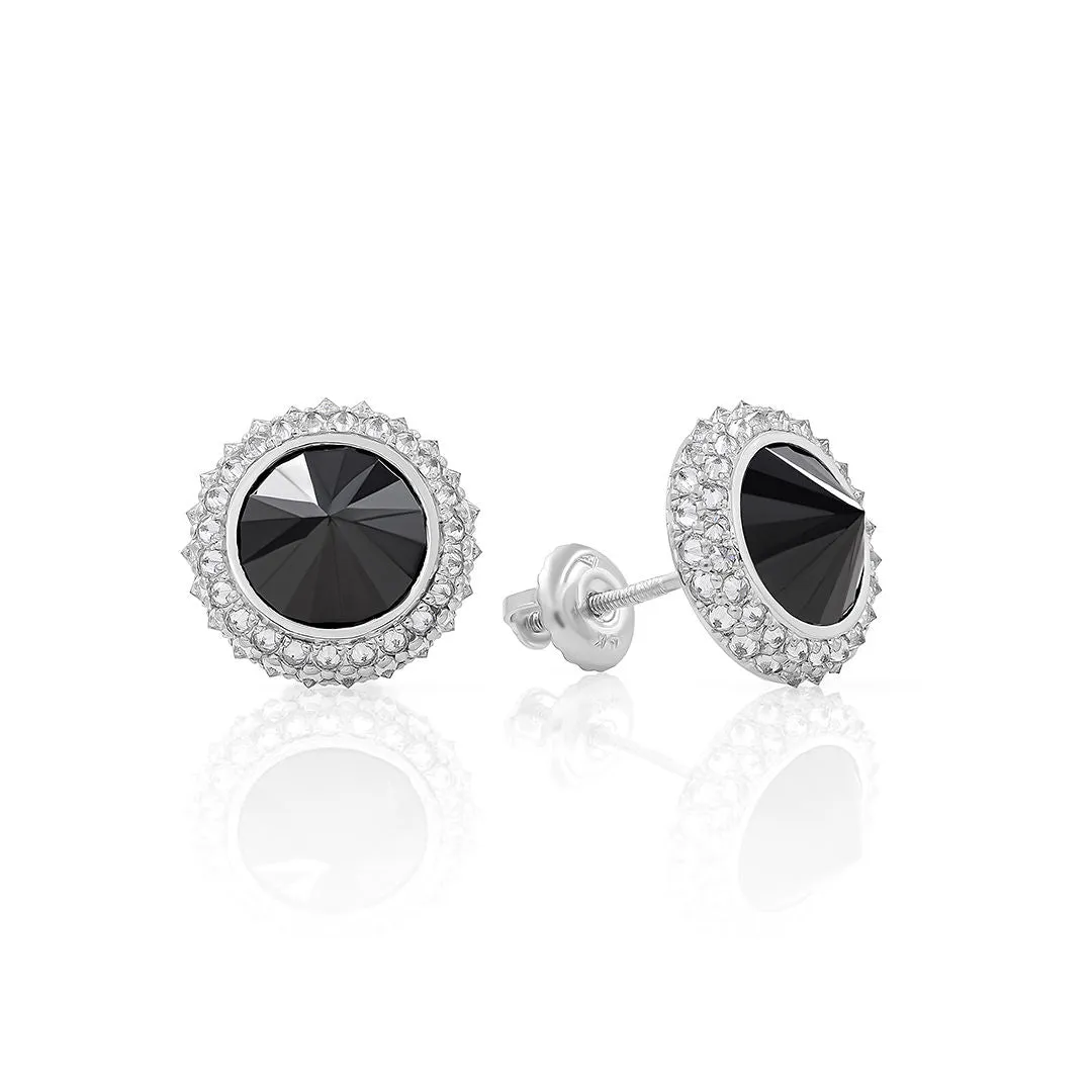 Black Diamond Punk Studs