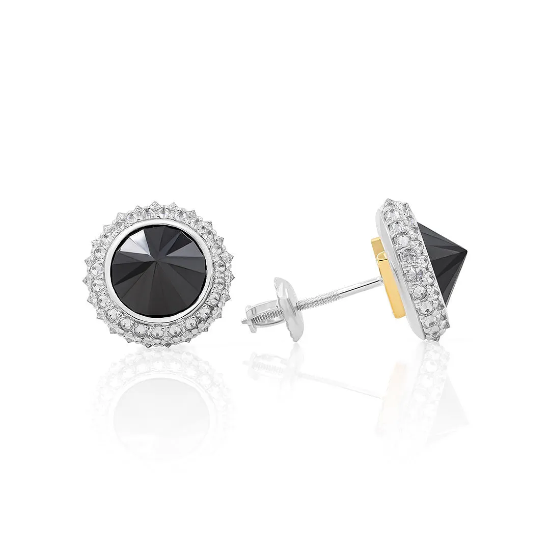 Black Diamond Punk Studs