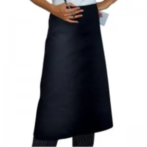 Black Waist Chefs Apron (Cotton)