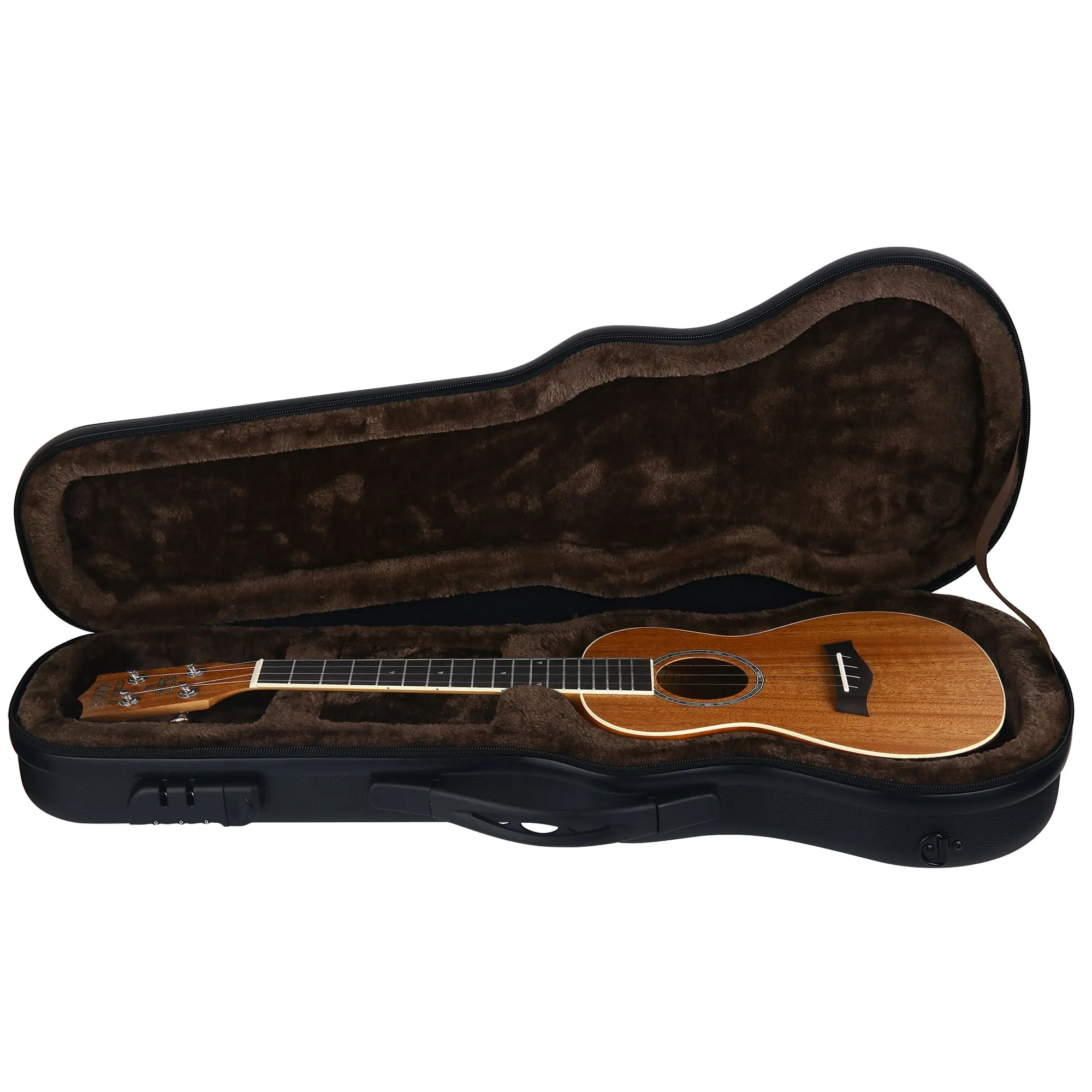 Bondi Shock-Rock Soprano Ukulele Hard Case - Black