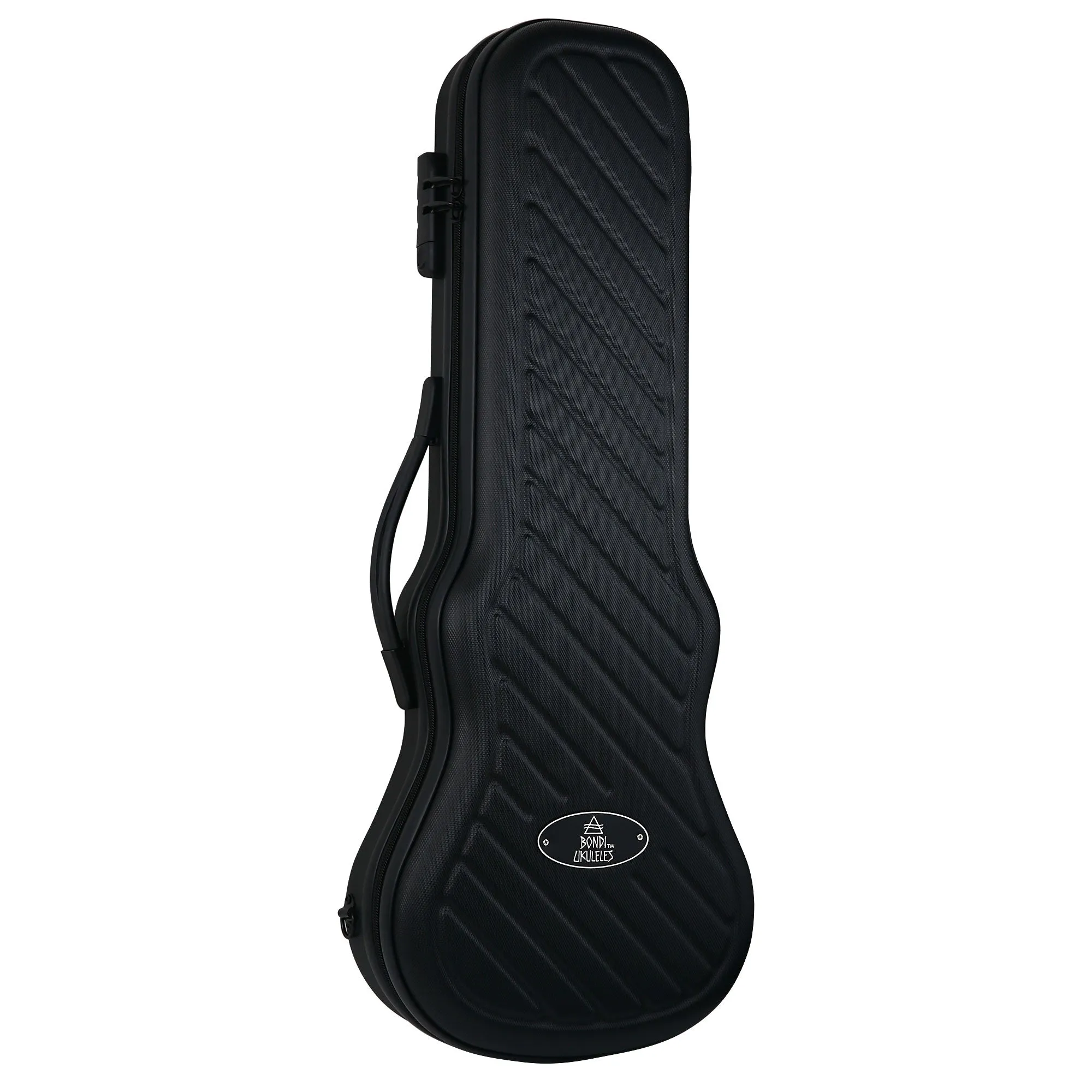 Bondi Shock-Rock Soprano Ukulele Hard Case - Black