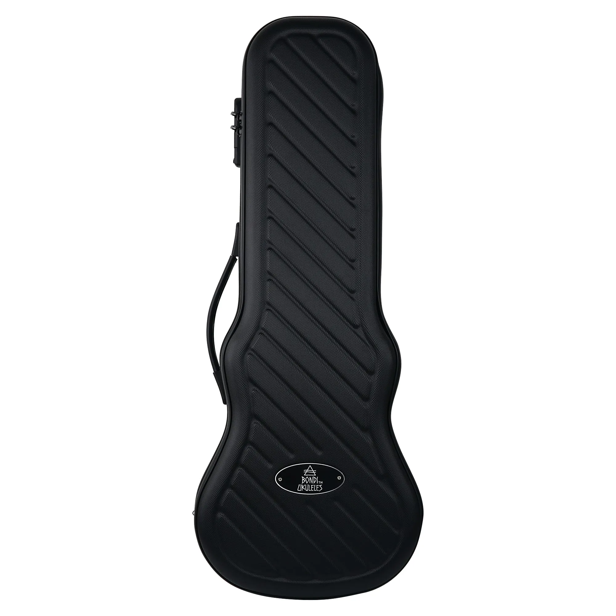 Bondi Shock-Rock Soprano Ukulele Hard Case - Black