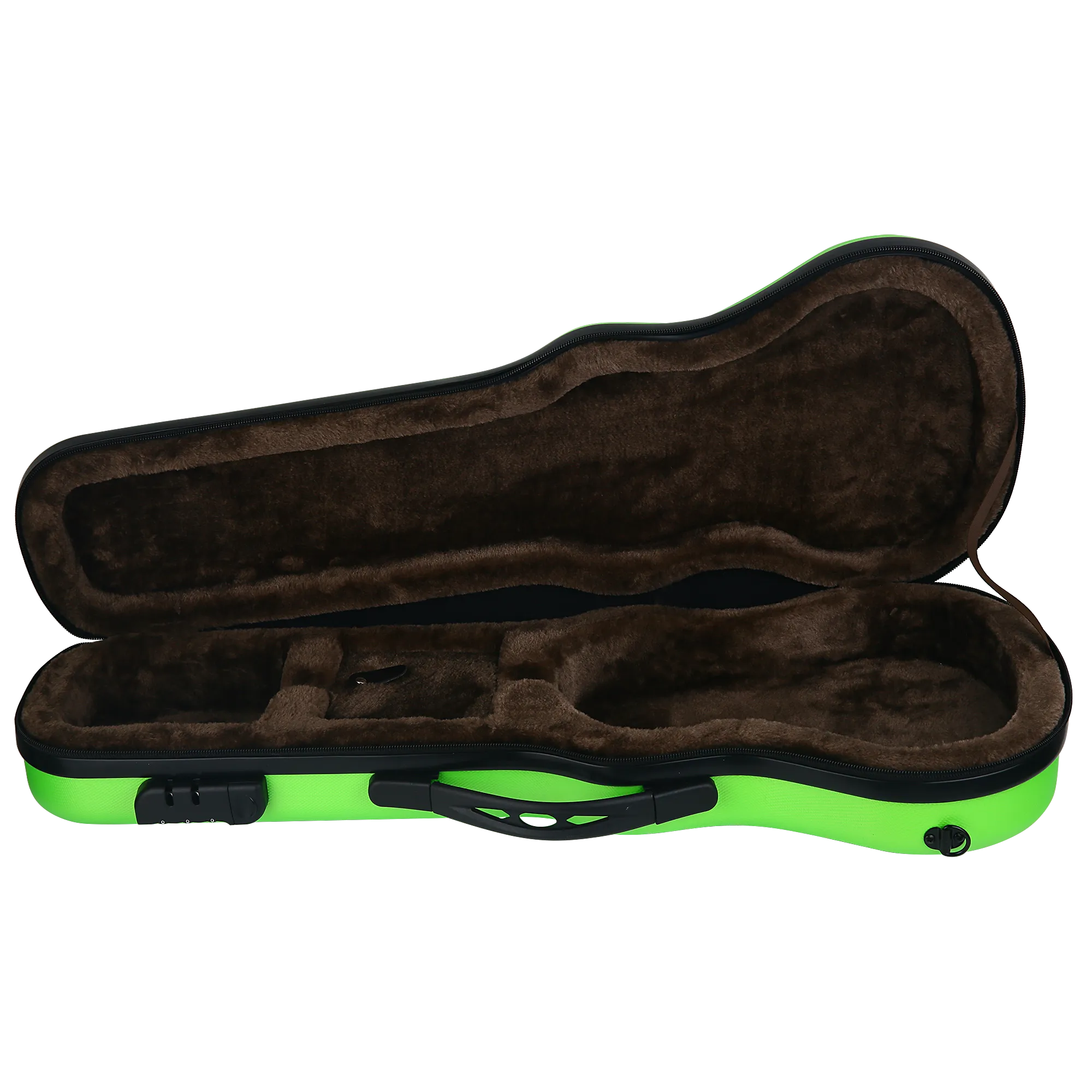 Bondi Shock-Rock Soprano Ukulele Hard Case - Green