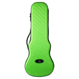 Bondi Shock-Rock Soprano Ukulele Hard Case - Green