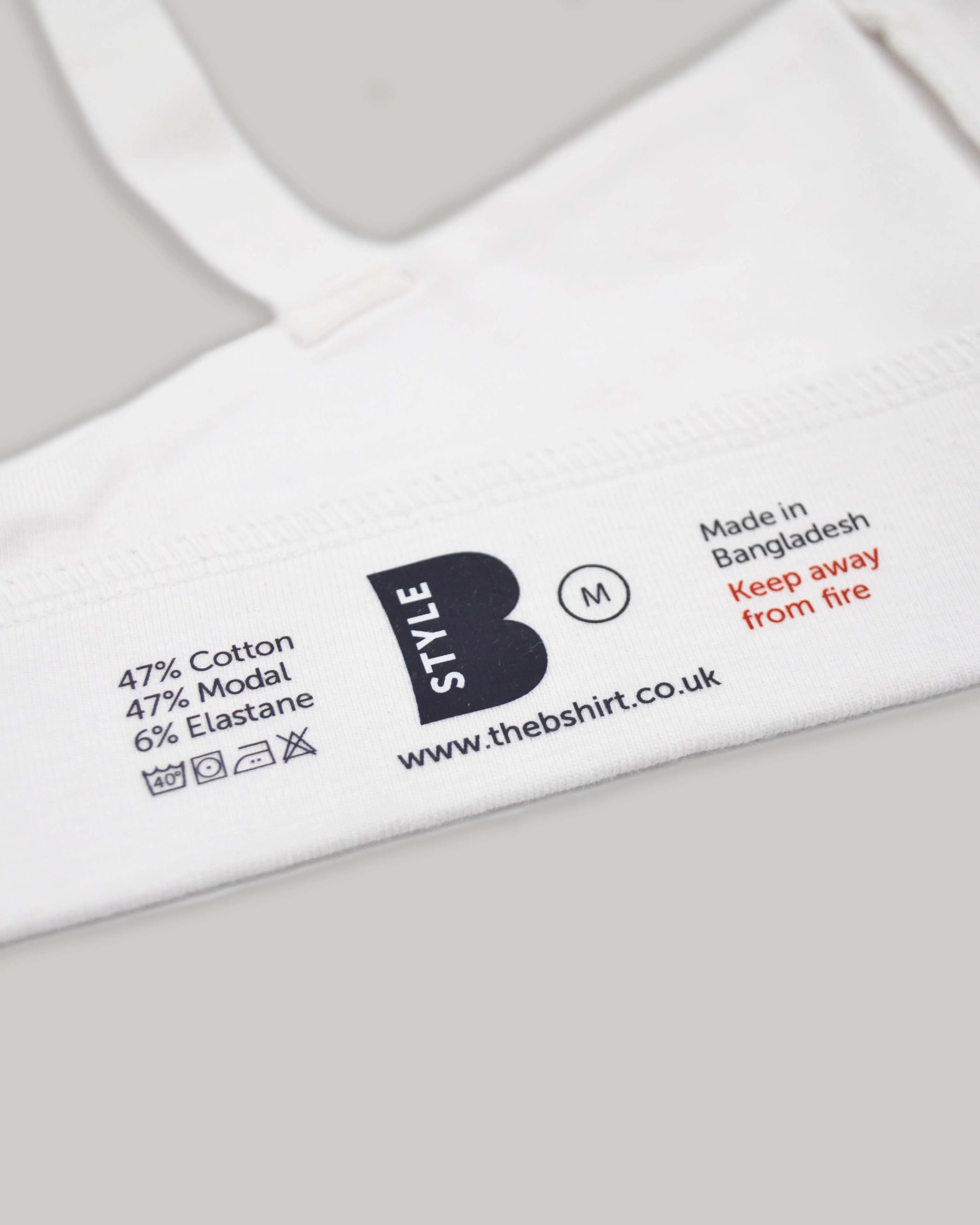 Breastfeeding & Maternity Organic Cotton Bra | White