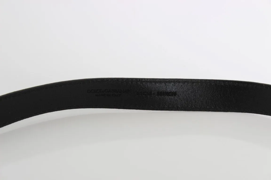 Brown Leopard Gold Buckle Belt