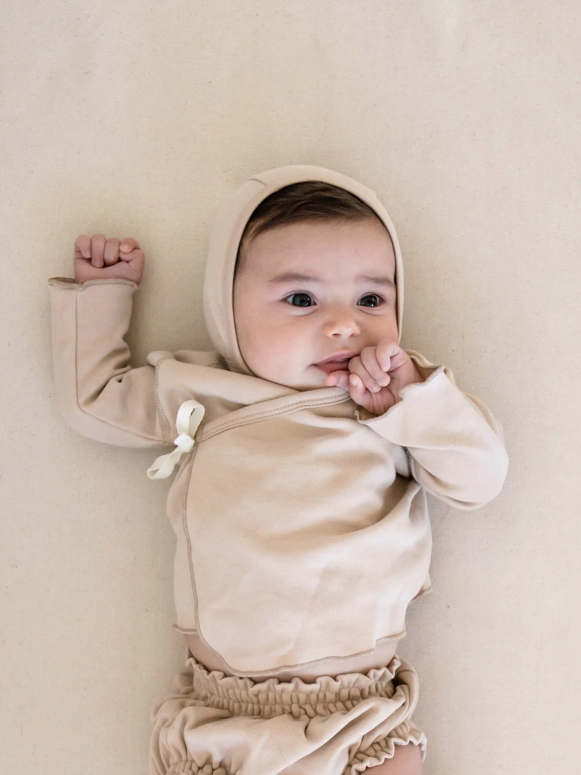 Brushed Jersey Baby Bonnet