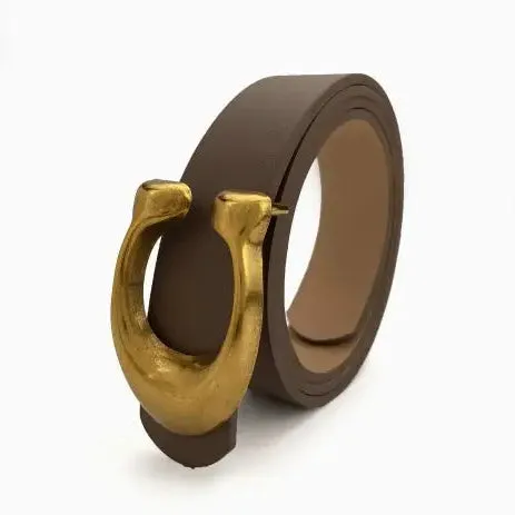 C Buckle Belt Brown