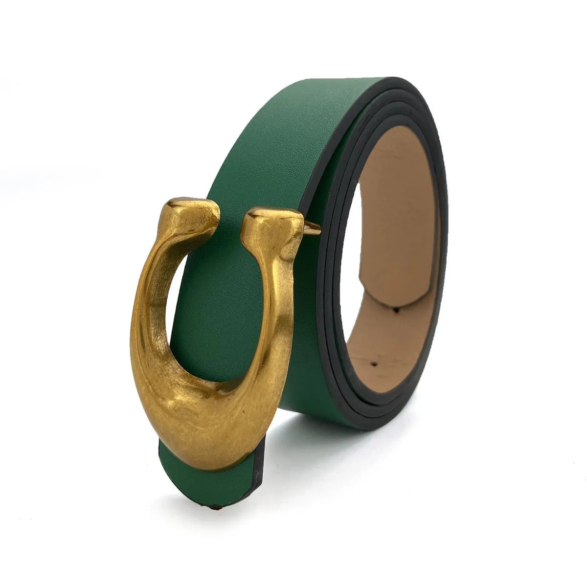 C Buckle Belt Green