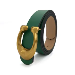 C Buckle Belt Green