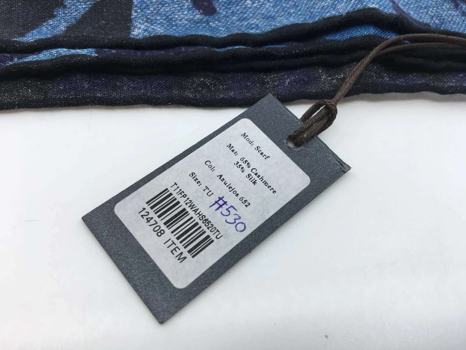 Cashmere & Silk Scritto Scarf