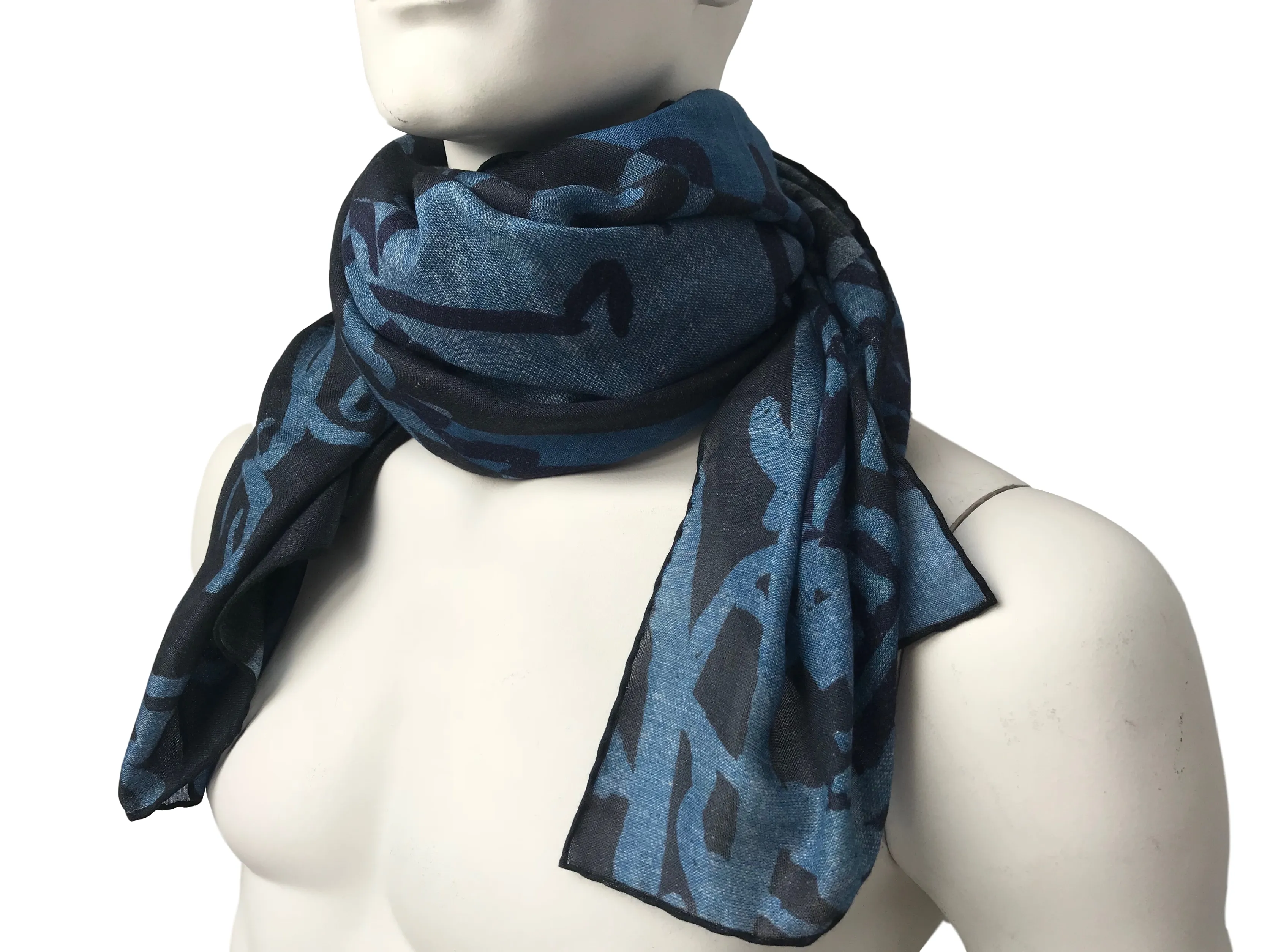 Cashmere & Silk Scritto Scarf