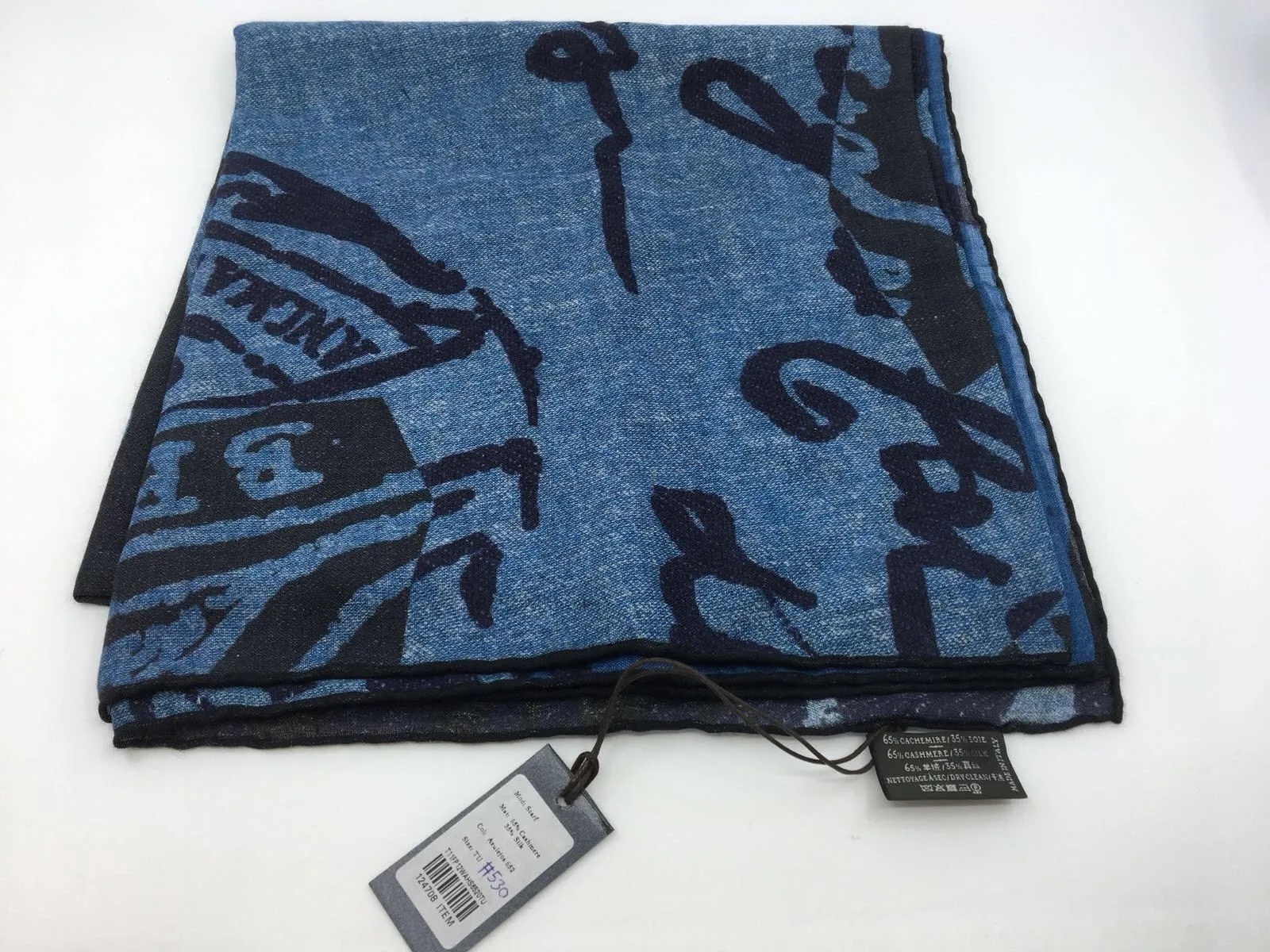 Cashmere & Silk Scritto Scarf